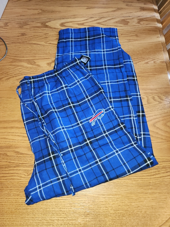 NFL Other - NFL Blue and Black Plaid Sleepwear Pants